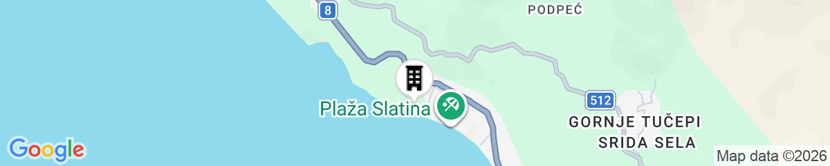 Map for Bluesun Hotel Jadran