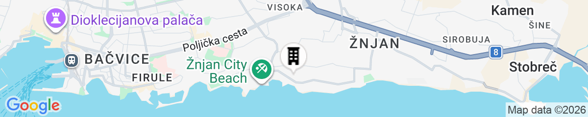 Map for Eol Apartments Split