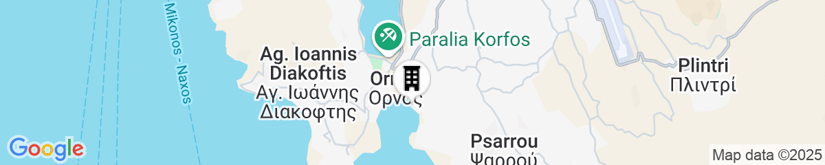 Map for Mykonos Ammos Hotel