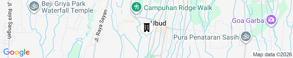 Map for Bisma Eight Ubud
