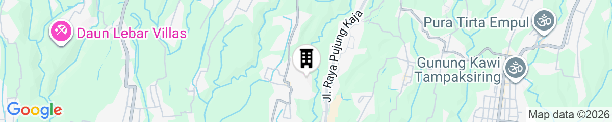 Map for The Kayon Jungle Resort