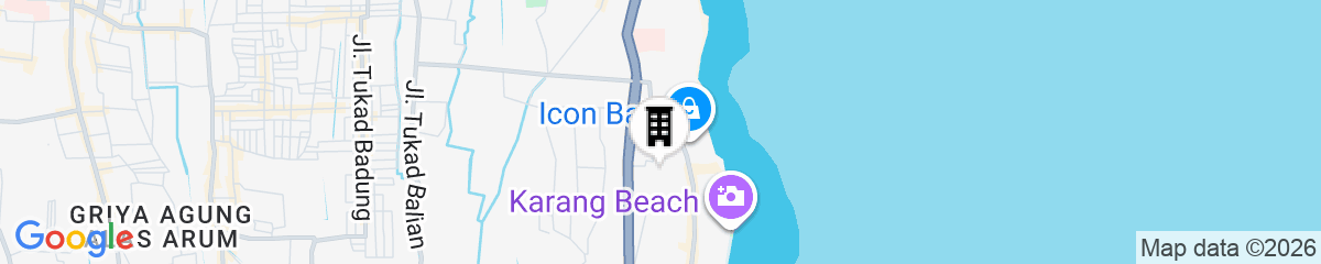 Map for Mahagiri Villas Sanur