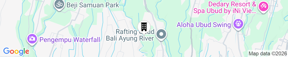 Map for Puri Wulandari a Boutique Resort and Spa