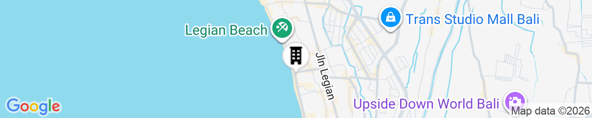 Map for Pullman Bali Legian Beach
