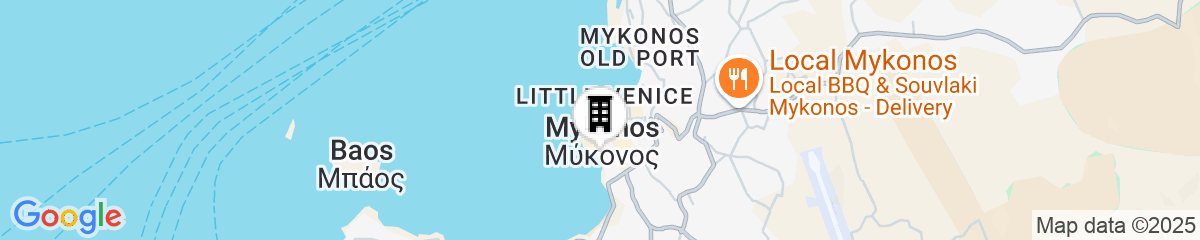 Map for Mykonos Theoxenia, a Member of Design Hotels