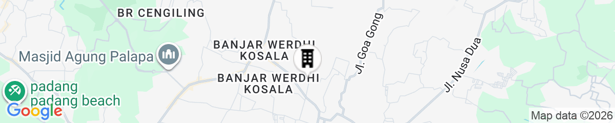 Map for Casa di Ungasan