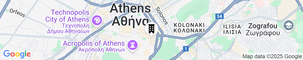 Map for Electra Metropolis Athens