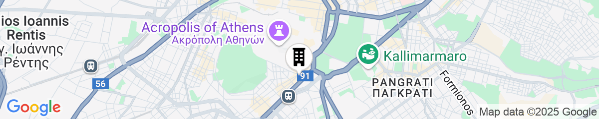 Map for COCO-MAT Athens BC