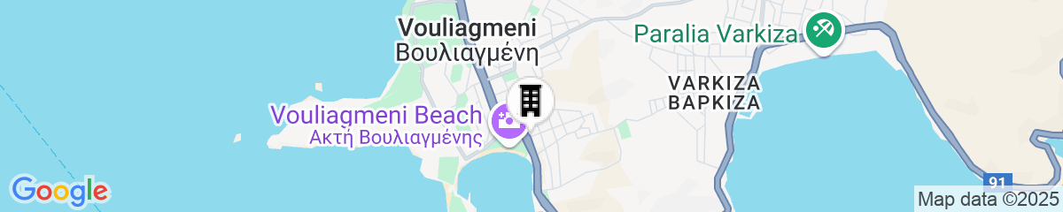 Map for Somewhere Boutique Hotel Vouliagmeni