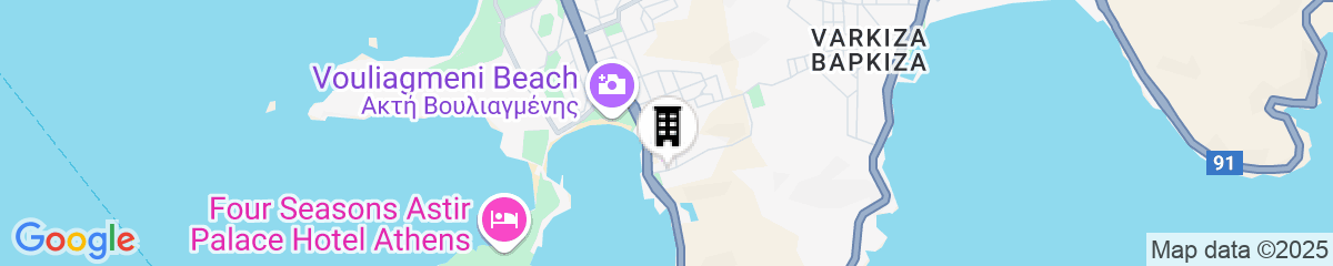 Map for The Roc Club, A Grecotel Hotel to Live