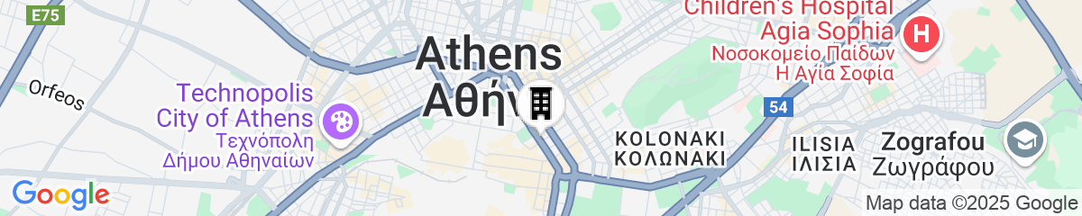 Map for NYX Esperia Palace Hotel Athens