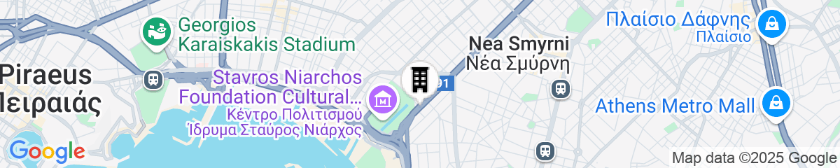 Map for Athens Marriott Hotel