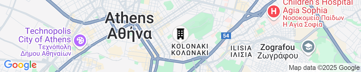 Map for St. George Lycabettus Lifestyle Hotel