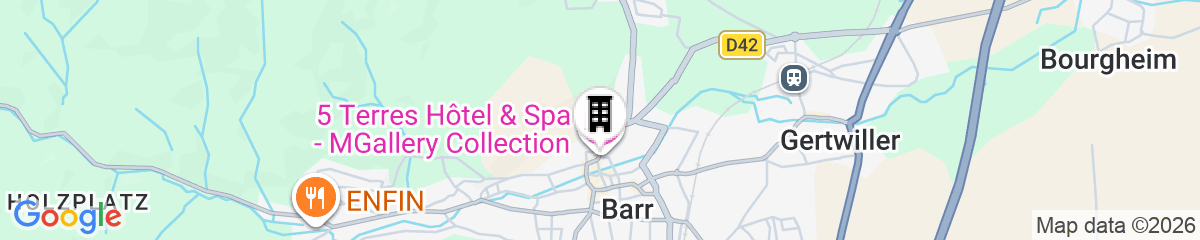 Map for 5 Terres Hotel & Spa - MGallery Collection