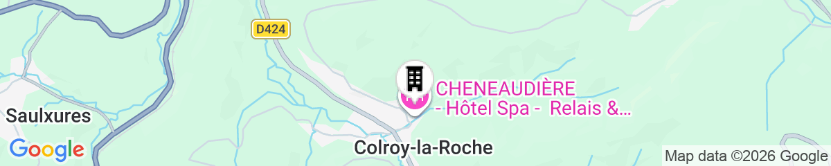 Map for La Cheneaudiere - Hôtel Spa - Relais & Châteaux