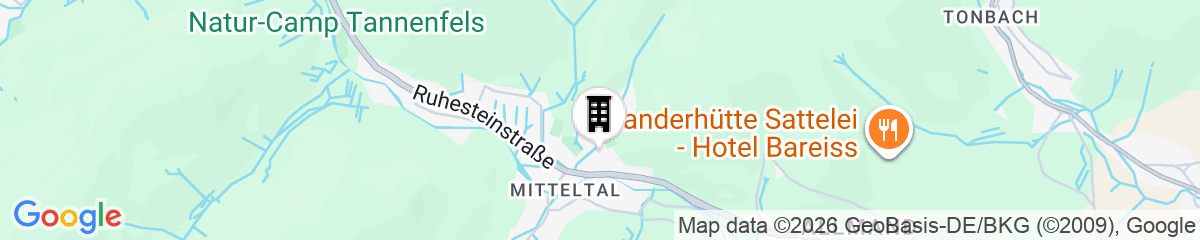 Map for Hotel Bareiss