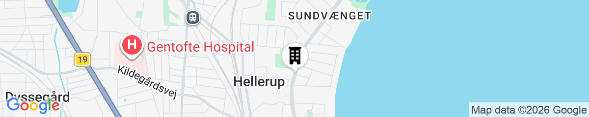 Map for Hellerup Parkhotel