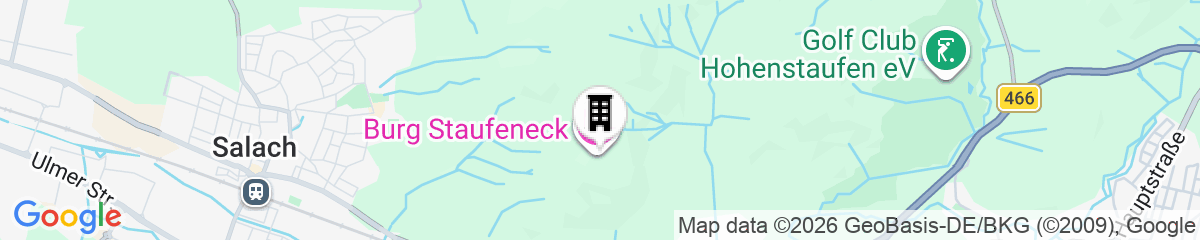 Map for Burg Staufeneck