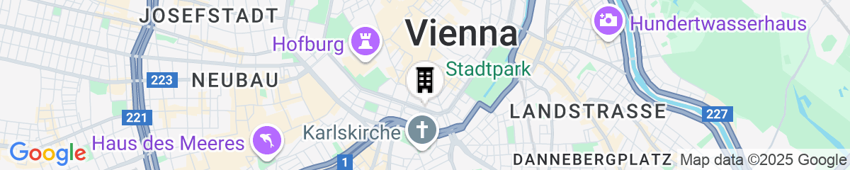 Map for Grand Hotel Wien