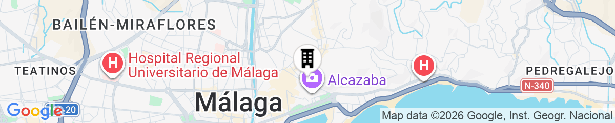 Map for ME Malaga by Melia