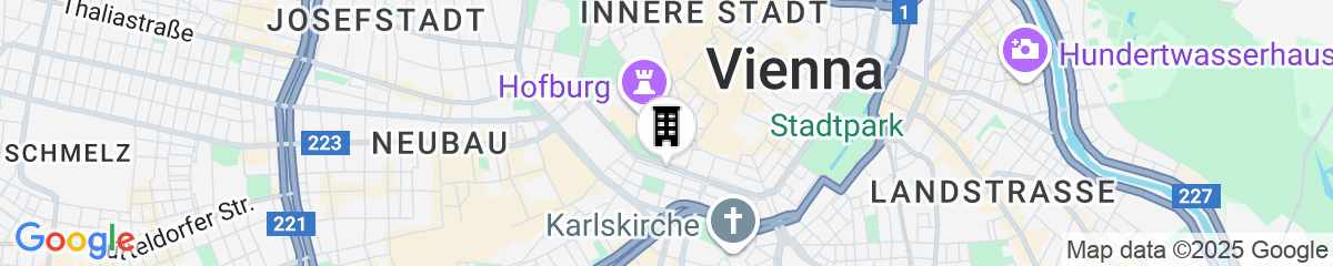 Map for Le Méridien Wien