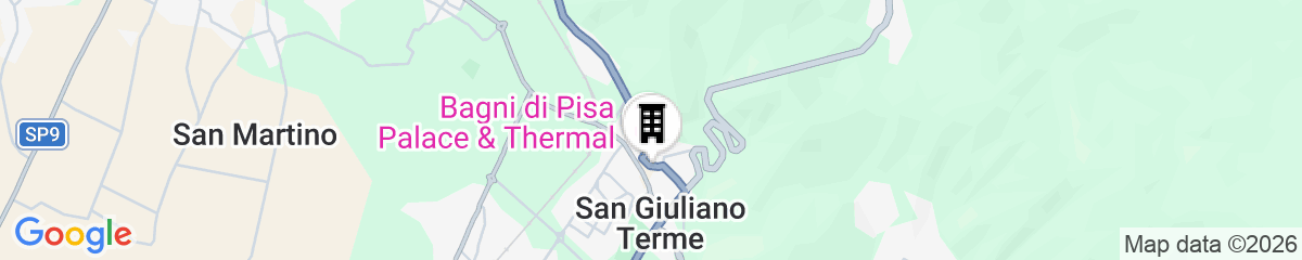 Map for Bagni di Pisa Palace & Thermal Spa