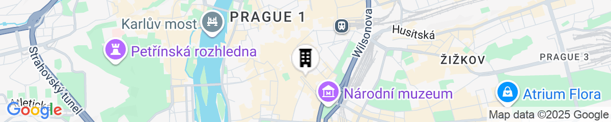 Map for W Prague