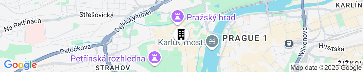 Map for Aria Hotel Prague