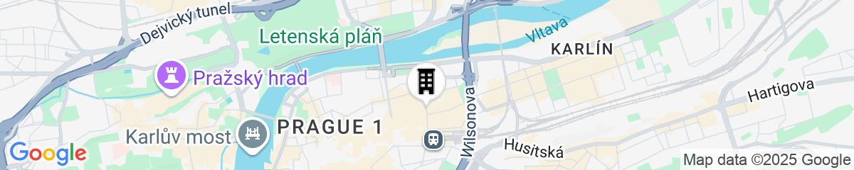 Map for Cosmopolitan Hotel Prague