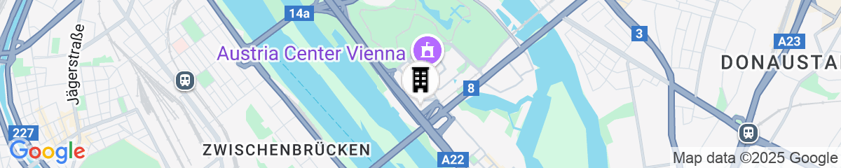 Map for Melia Vienna