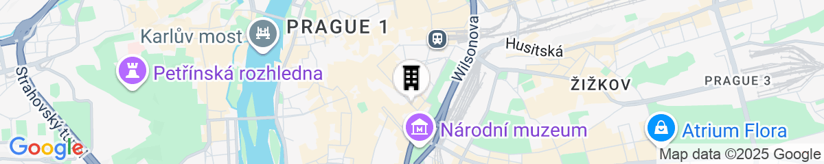 Map for Grandium Hotel Prague