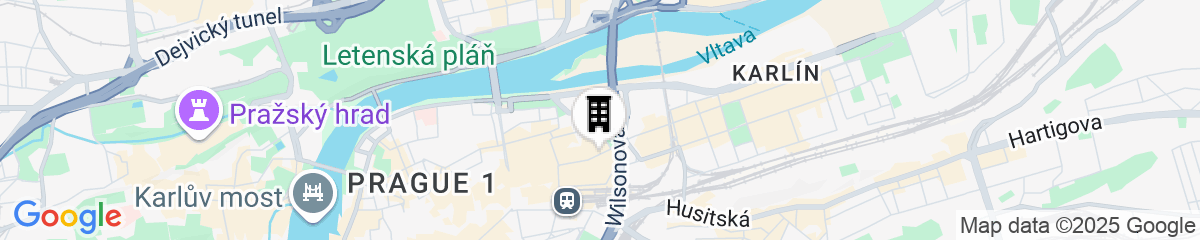 Map for Grandior Hotel Prague