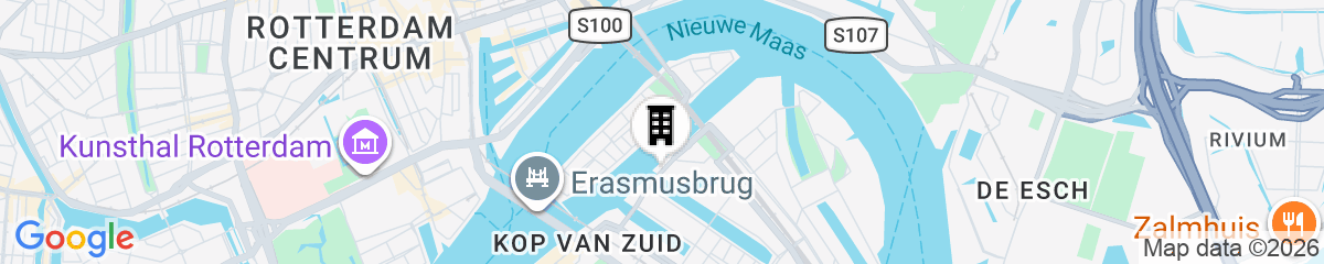 Map for Suite Hotel Pincoffs Rotterdam