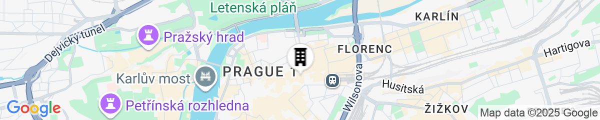 Map for Hotel Paris Prague