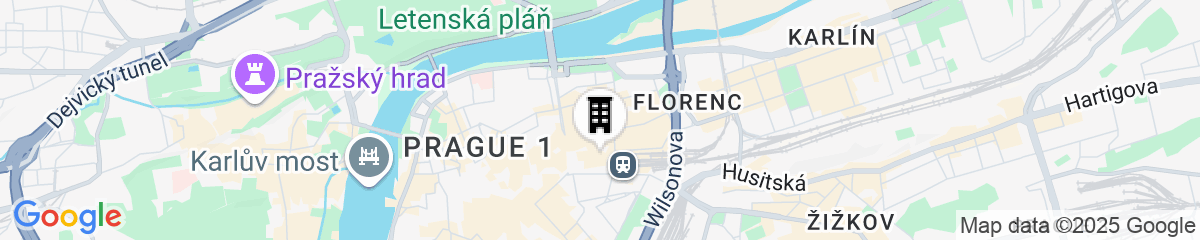 Map for Prague Marriott Hotel