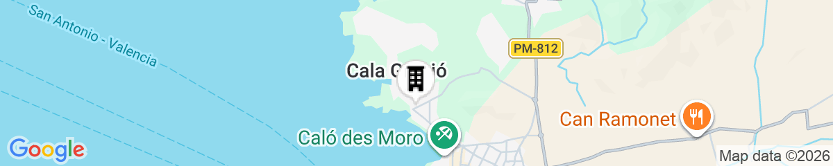 Map for TRS Ibiza Hotel - Adults Only +16