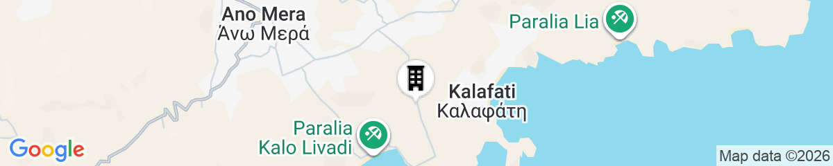 Map for Million Stars Mykonos