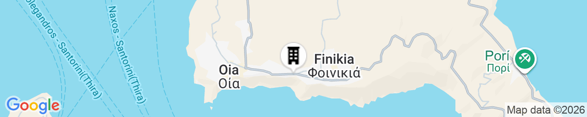 Map for Saint Santorini