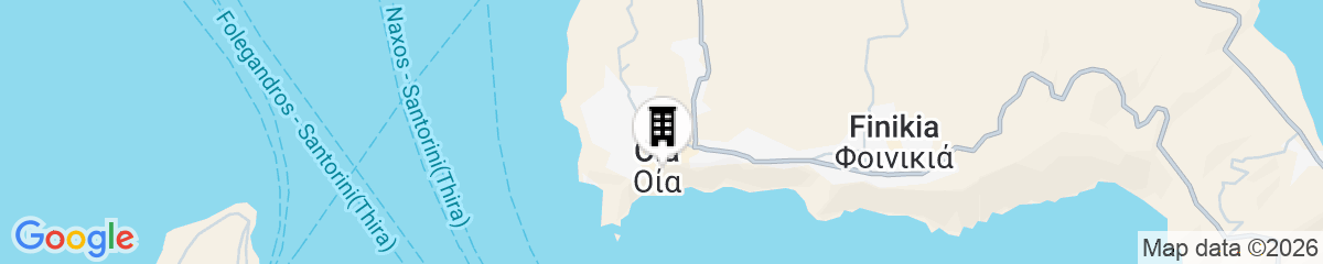 Map for Art Maisons Oia Castle