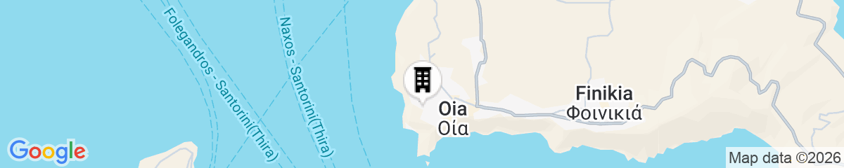 Map for Santo Mine Oia Suites