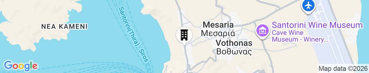 Map for Volcano View Hotel Santorini