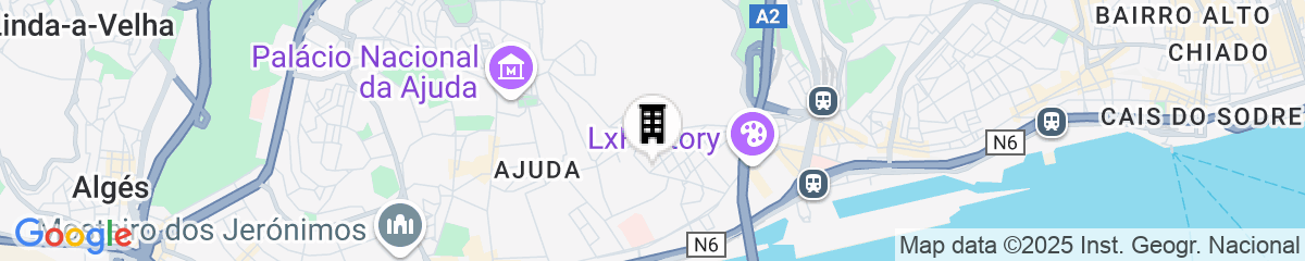 Map for Pestana Palace Lisboa Hotel & National Monument - The Leading Hotels of the World