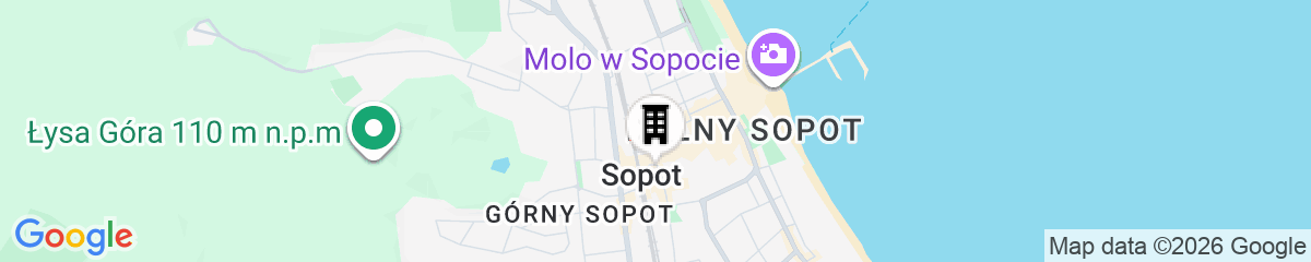 Map for Rezydent Hotel Sopot - MGallery Collection