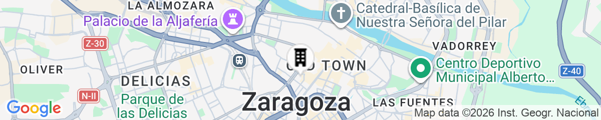 Map for Hotel Palafox