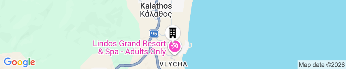 Map for Lindos Village Resort & Spa - Adults Only