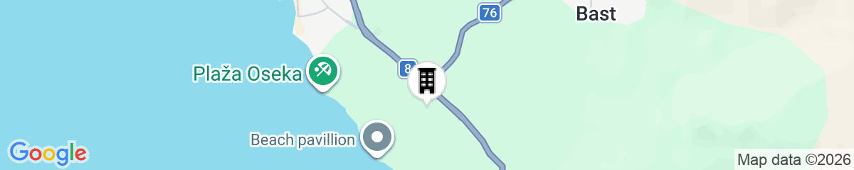 Map for Pinadria Camping Resort
