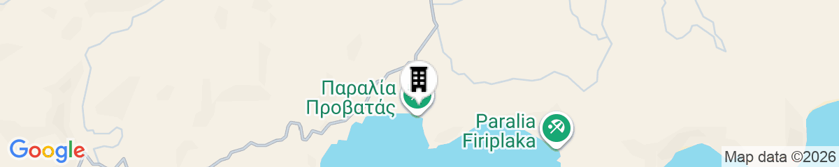 Map for Golden Milos Beach House by Domotel