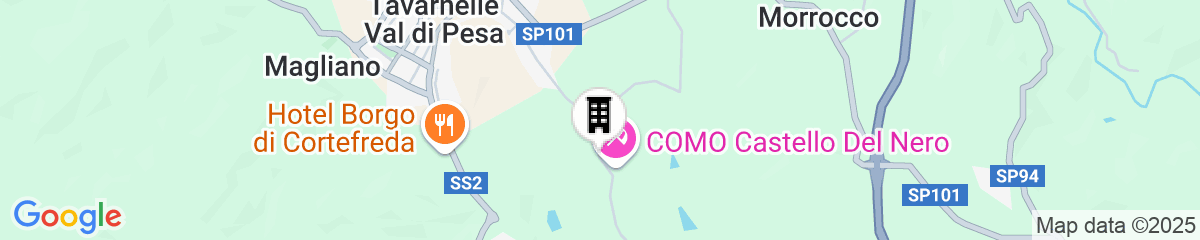 Map for COMO Castello Del Nero