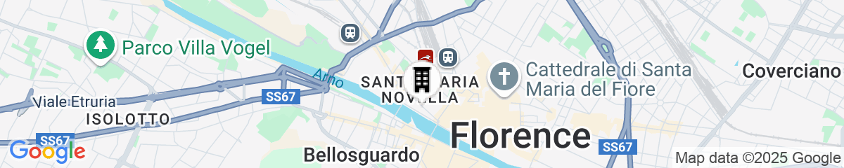 Map for The Excelsior, a Luxury Collection Hotel, Florence