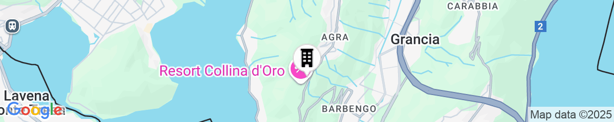 Map for Resort Collina d'Oro